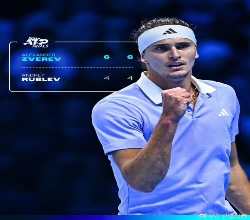 ATP年終總決賽小組賽：茲維列夫2-0盧布列夫取得開門紅